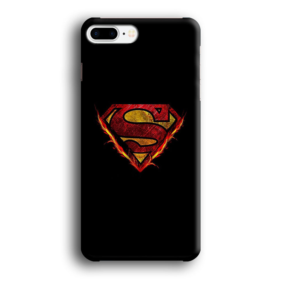 Superman Fire Logo iPhone 7 Plus Case