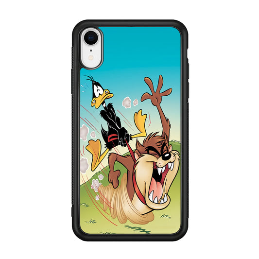 Tasmanian And  Daffy Duck iPhone XR Case
