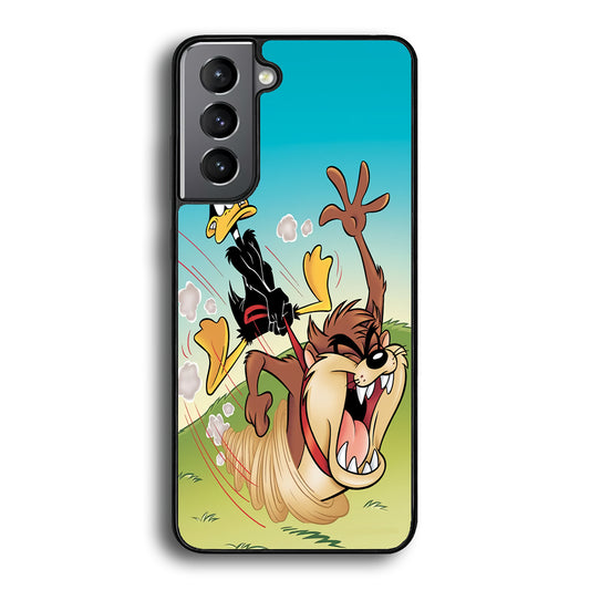 Tasmanian And  Daffy Duck Samsung Galaxy S21 Plus Case - Carneyforia