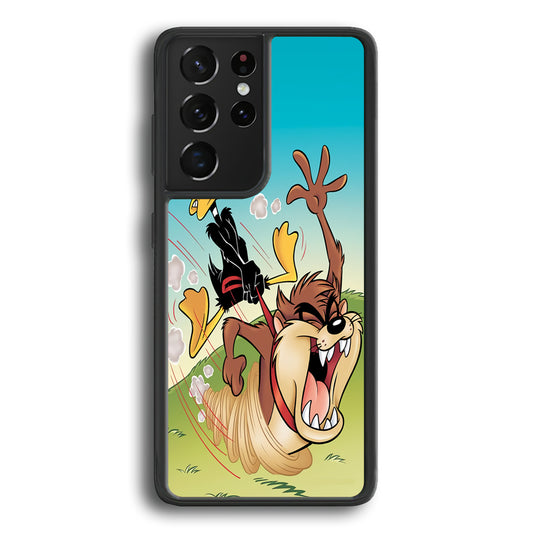 Tasmanian And  Daffy Duck Samsung Galaxy S21 Ultra Case