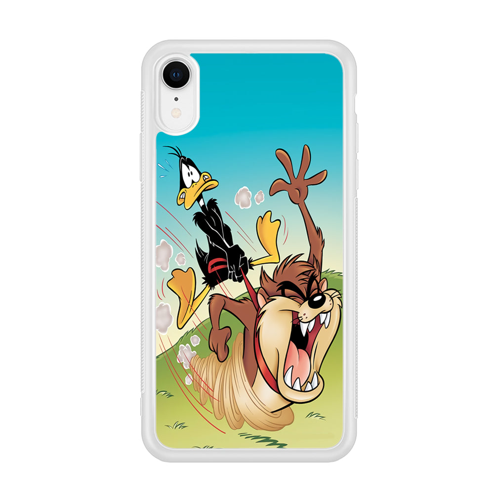 Tasmanian And  Daffy Duck iPhone XR Case
