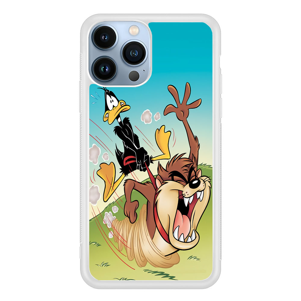 Tasmanian And  Daffy Duck iPhone 13 Pro Max Case