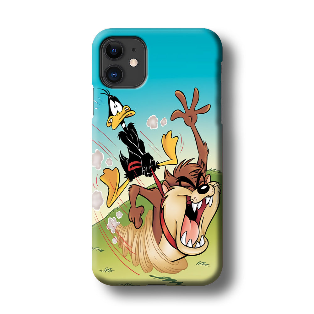 Tasmanian And  Daffy Duck iPhone 11 Case