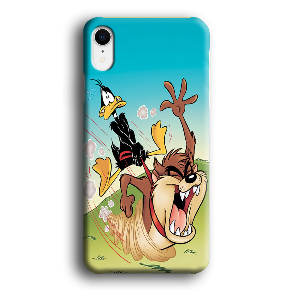 Tasmanian And  Daffy Duck iPhone XR Case