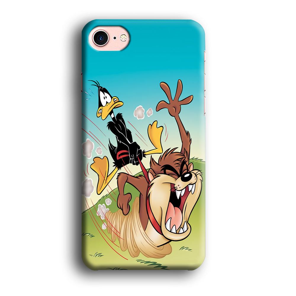 Tasmanian And  Daffy Duck iPhone 8 Case