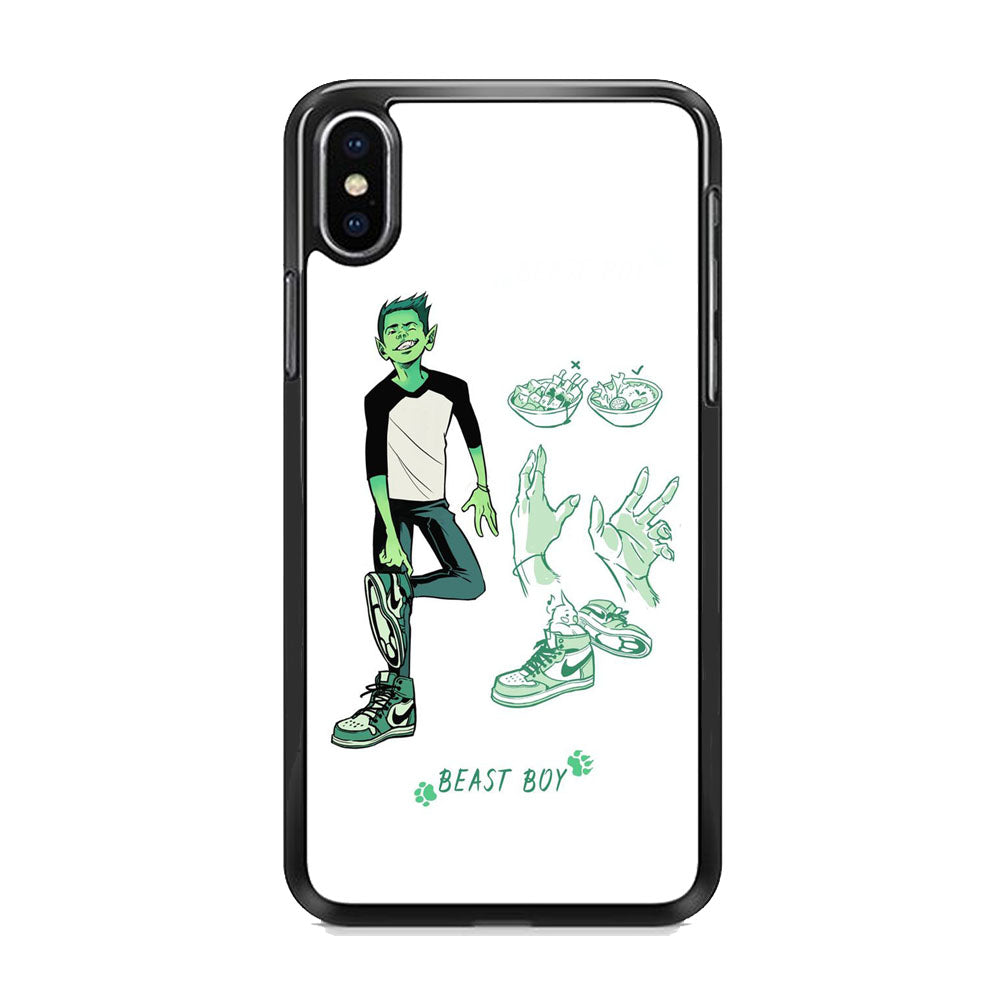 Teen Titans Beast Boy Equipment iPhone X Case