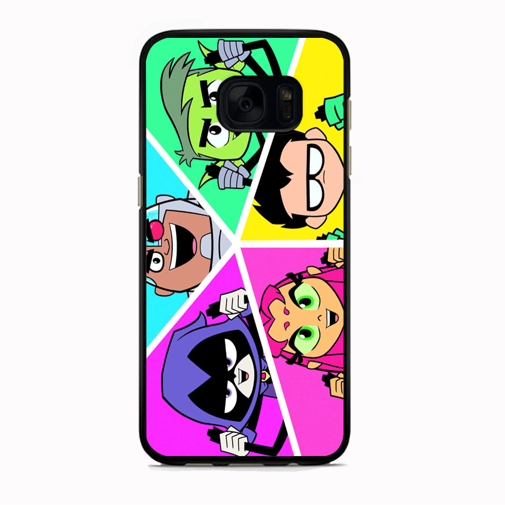 Teen Titans Heroes Family Samsung Galaxy S7 Edge Case