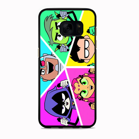 Teen Titans Heroes Family Samsung Galaxy S7 Edge Case