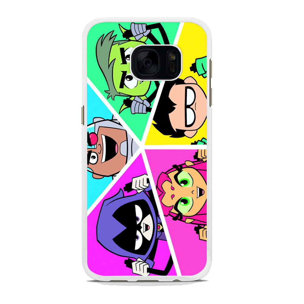 Teen Titans Heroes Family Samsung Galaxy S7 Edge Case