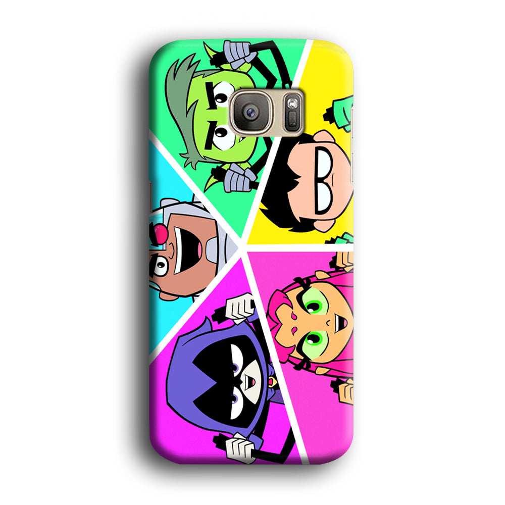 Teen Titans Heroes Family Samsung Galaxy S7 Edge Case