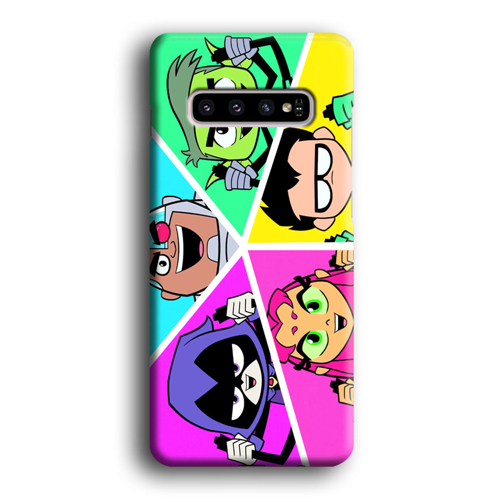 Teen Titans Heroes Family Samsung Galaxy S10 Plus Case
