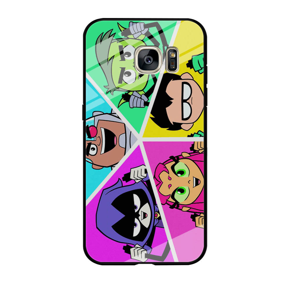 Teen Titans Heroes Family Samsung Galaxy S7 Edge Case
