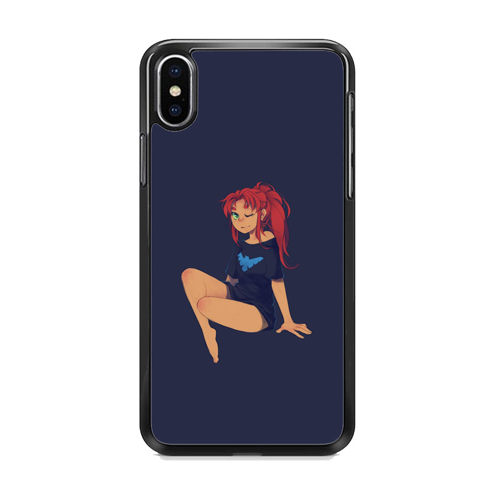 Teen Titans Star Fire Beauty iPhone XS Case