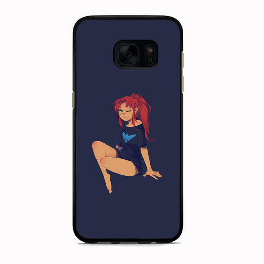 Teen Titans Star Fire Beauty Samsung Galaxy S7 Edge Case