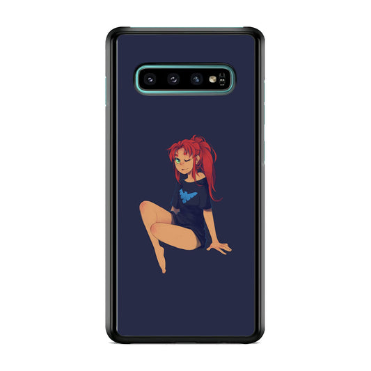 Teen Titans Star Fire Beauty Samsung Galaxy S10 Case