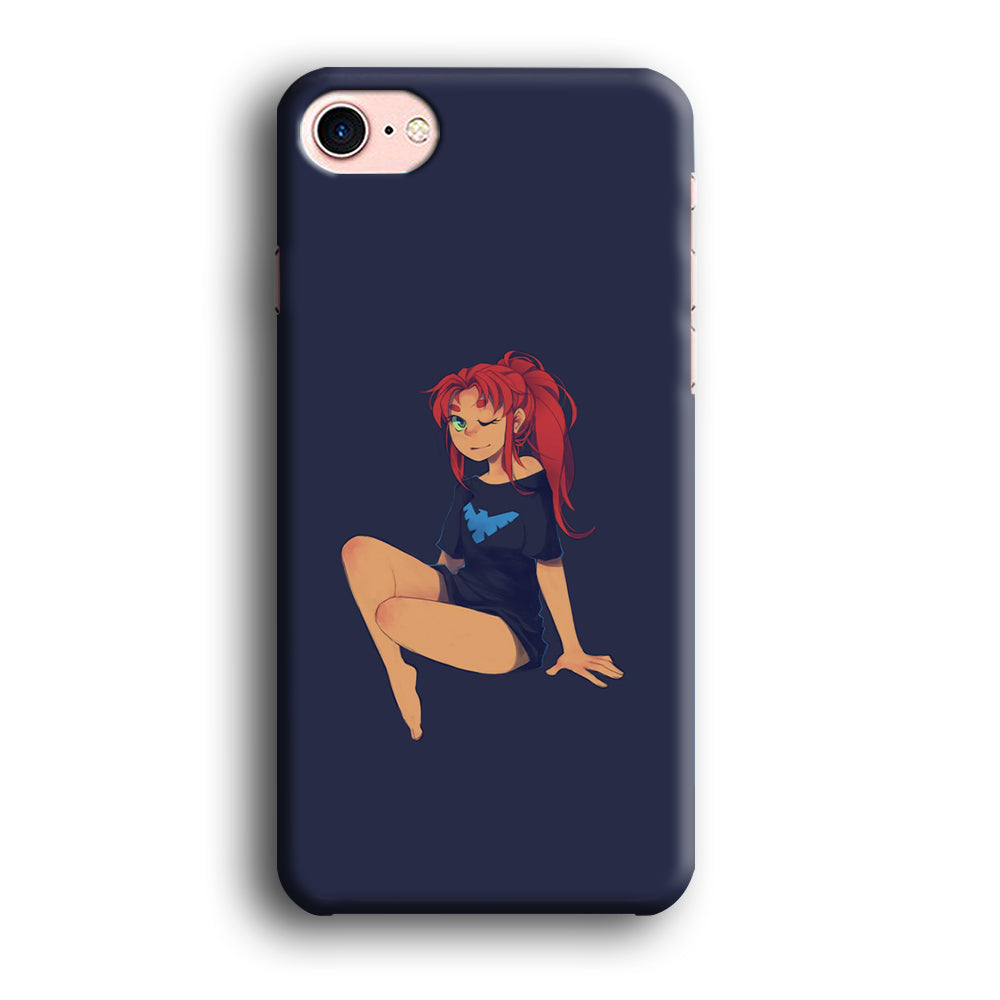 Teen Titans Star Fire Beauty iPhone 8 Case