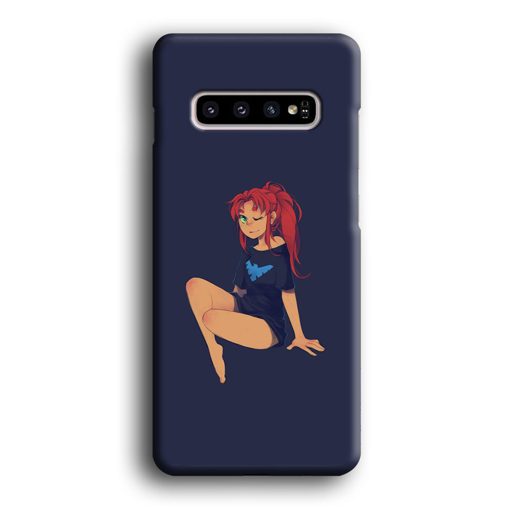 Teen Titans Star Fire Beauty Samsung Galaxy S10 Plus Case