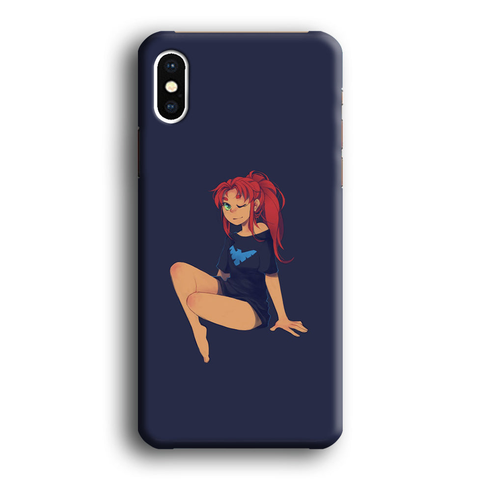 Teen Titans Star Fire Beauty iPhone XS Case
