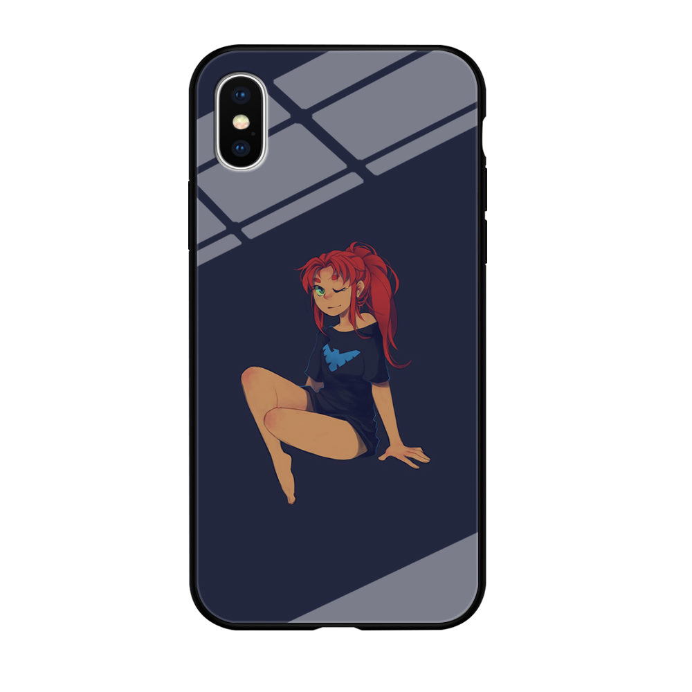 Teen Titans Star Fire Beauty iPhone XS Case