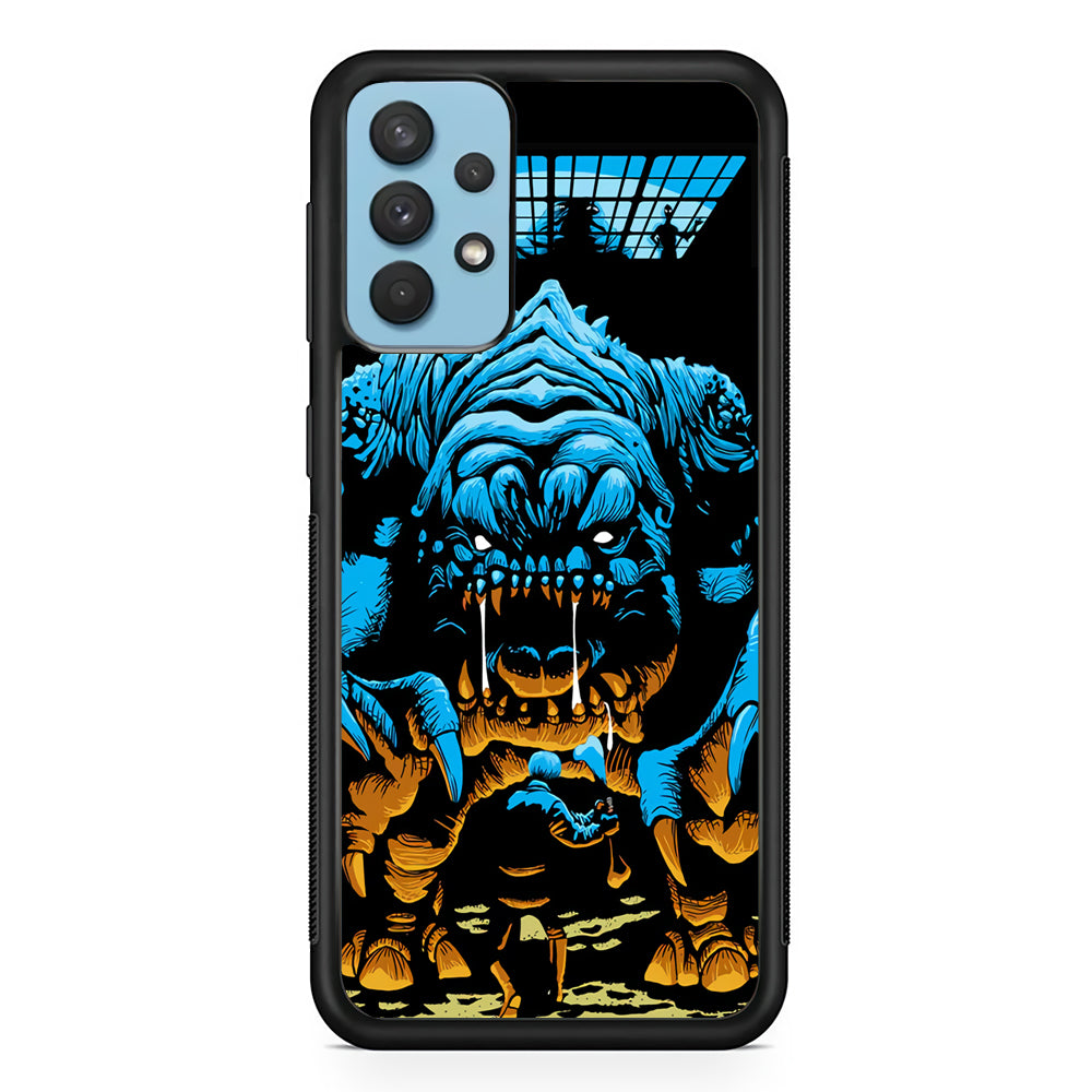 The Blue Monster Stare Reveal Samsung Galaxy A32 Case