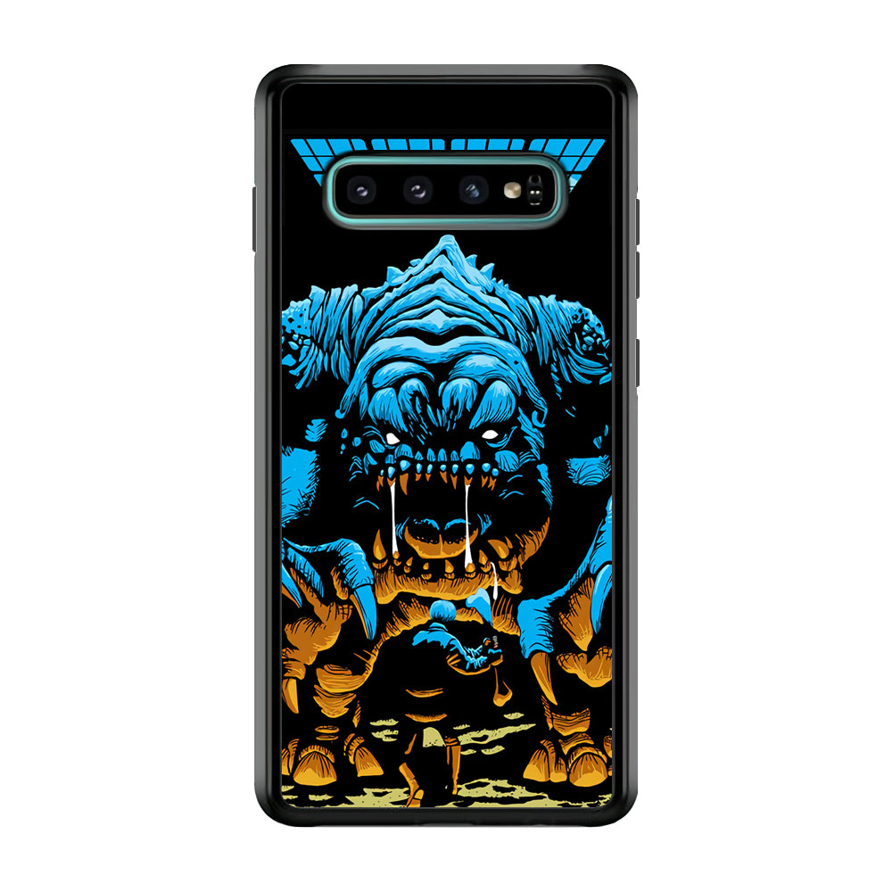 The Blue Monster Stare Reveal Samsung Galaxy S10 Case