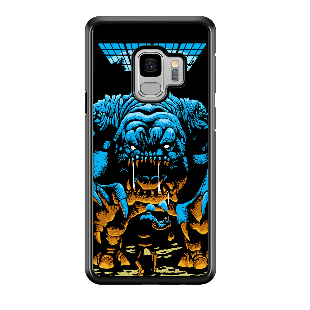 The Blue Monster Stare Reveal Samsung Galaxy S9 Case