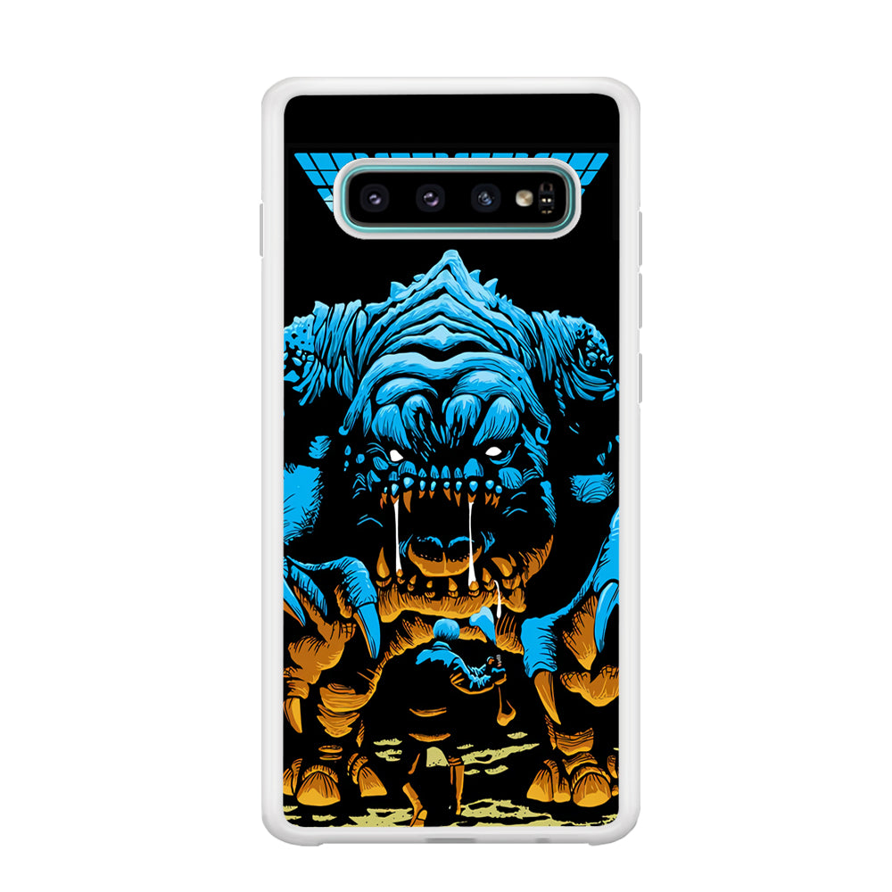 The Blue Monster Stare Reveal Samsung Galaxy S10 Case