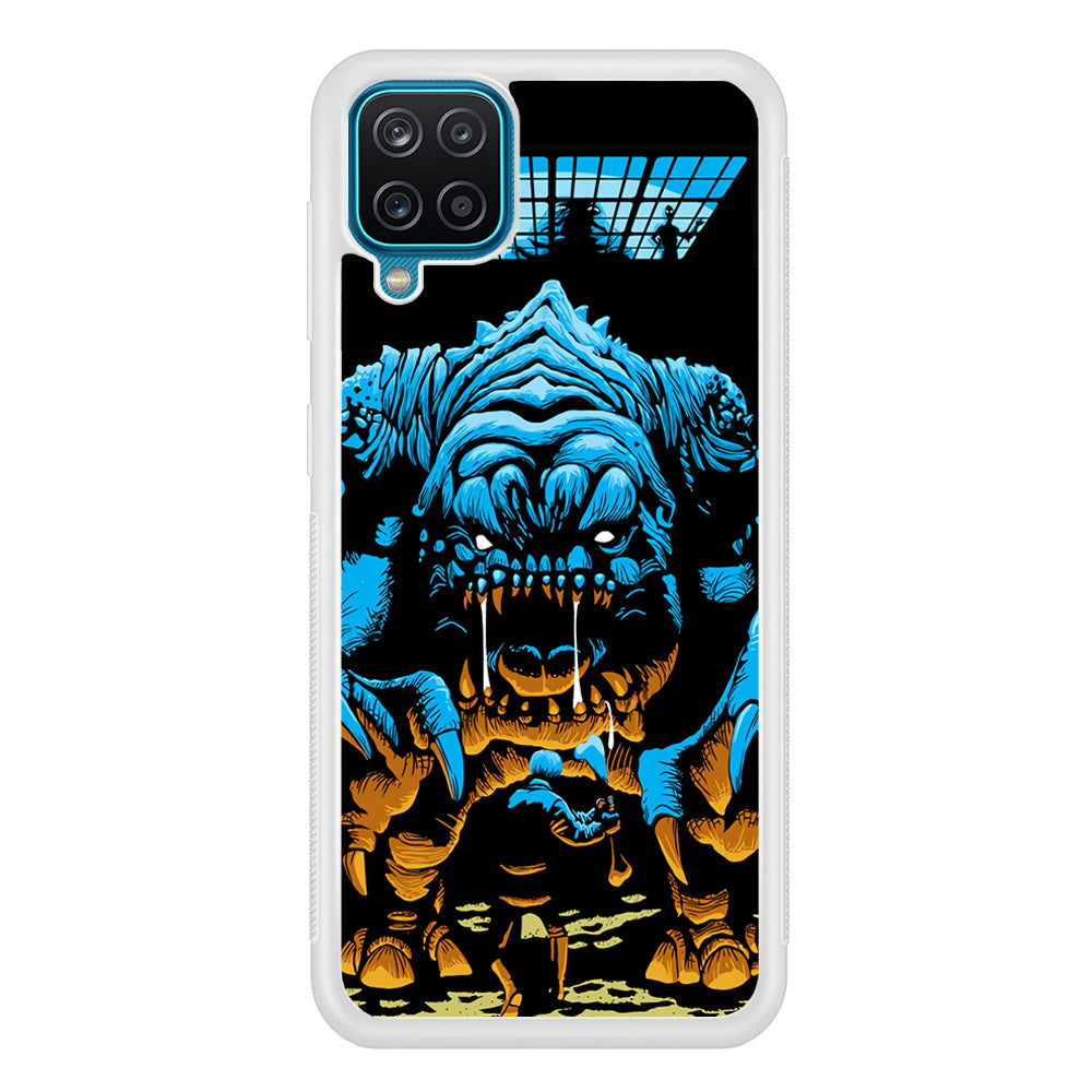 The Blue Monster Stare Reveal Samsung Galaxy A12 Case