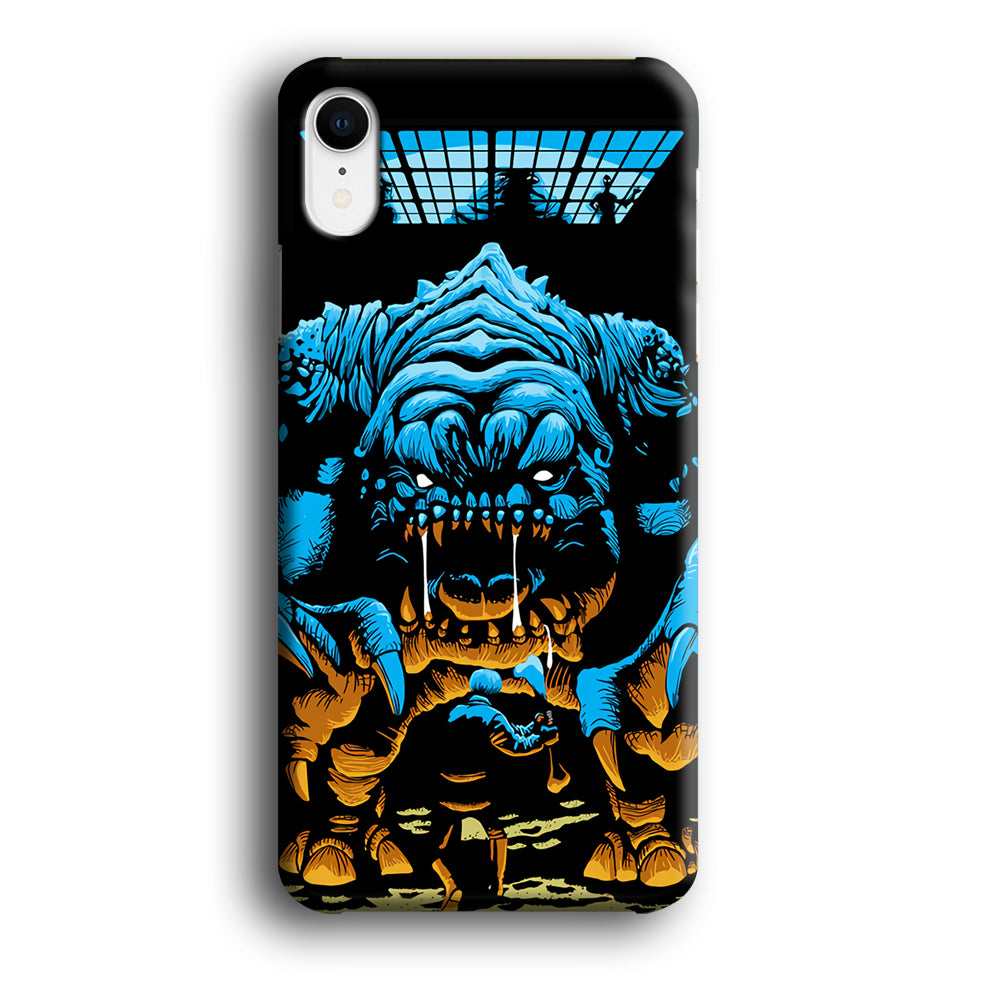 The Blue Monster Stare Reveal iPhone XR Case