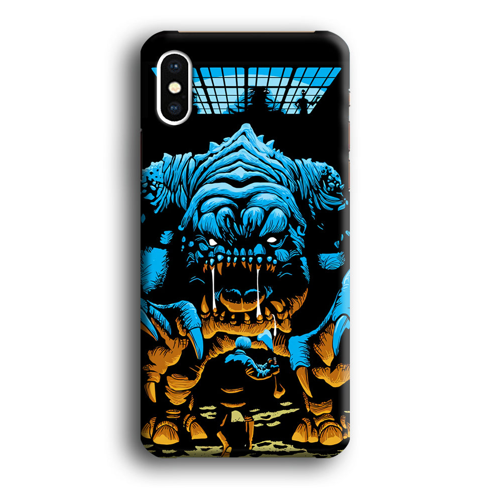 The Blue Monster Stare Reveal iPhone X Case