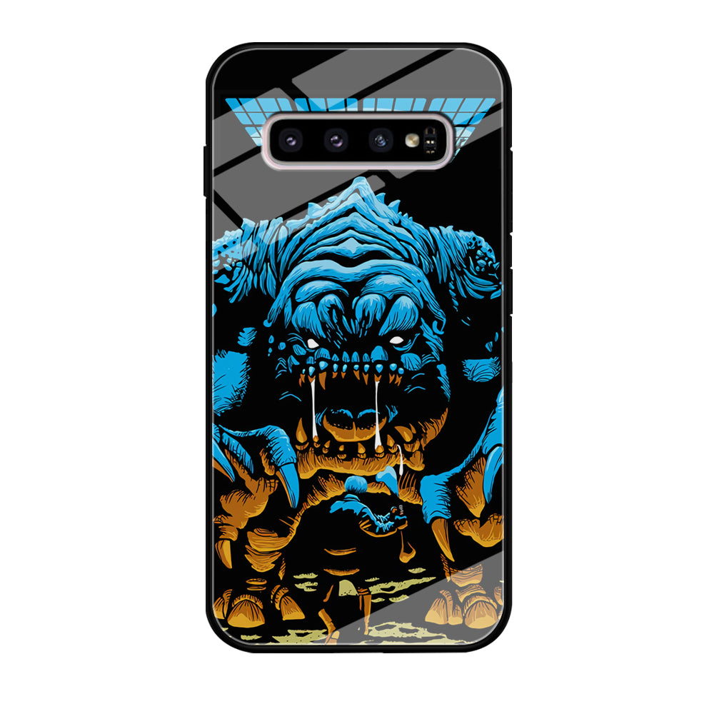 The Blue Monster Stare Reveal Samsung Galaxy S10 Case