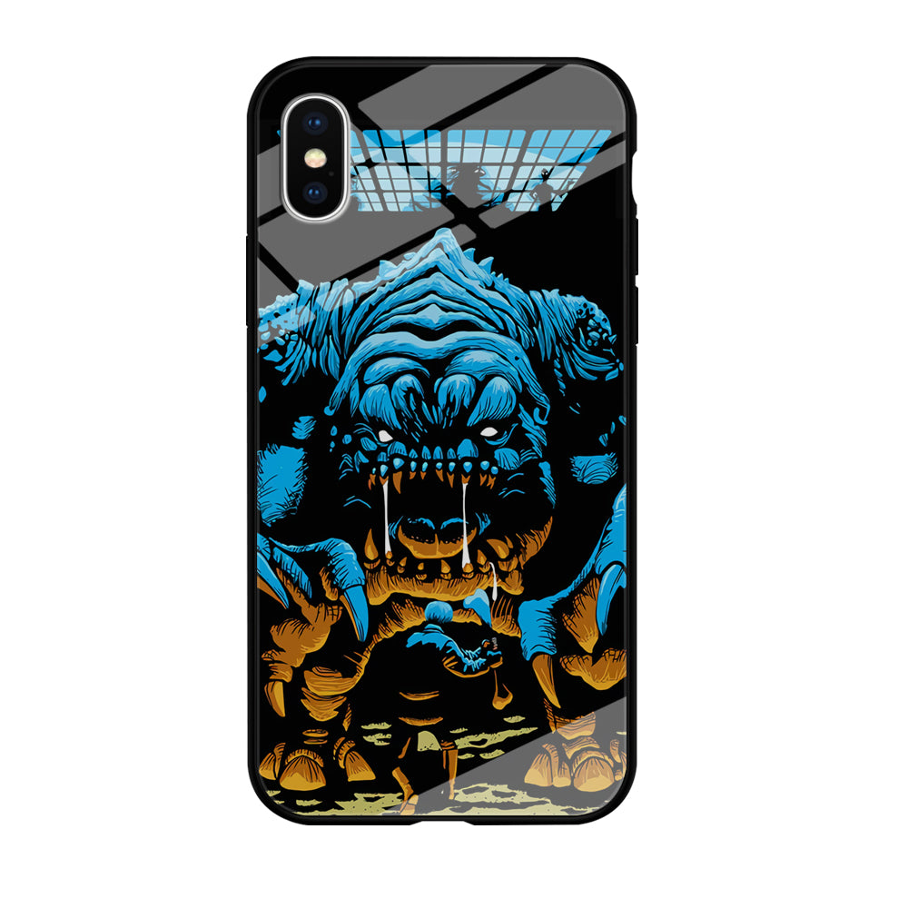 The Blue Monster Stare Reveal iPhone X Case