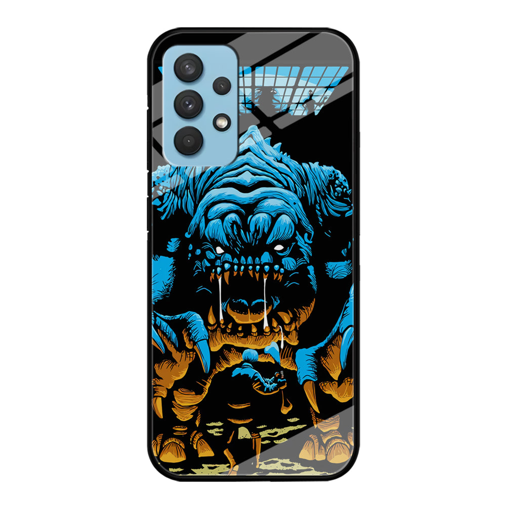 The Blue Monster Stare Reveal Samsung Galaxy A32 Case