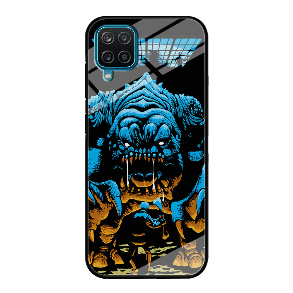 The Blue Monster Stare Reveal Samsung Galaxy A12 Case