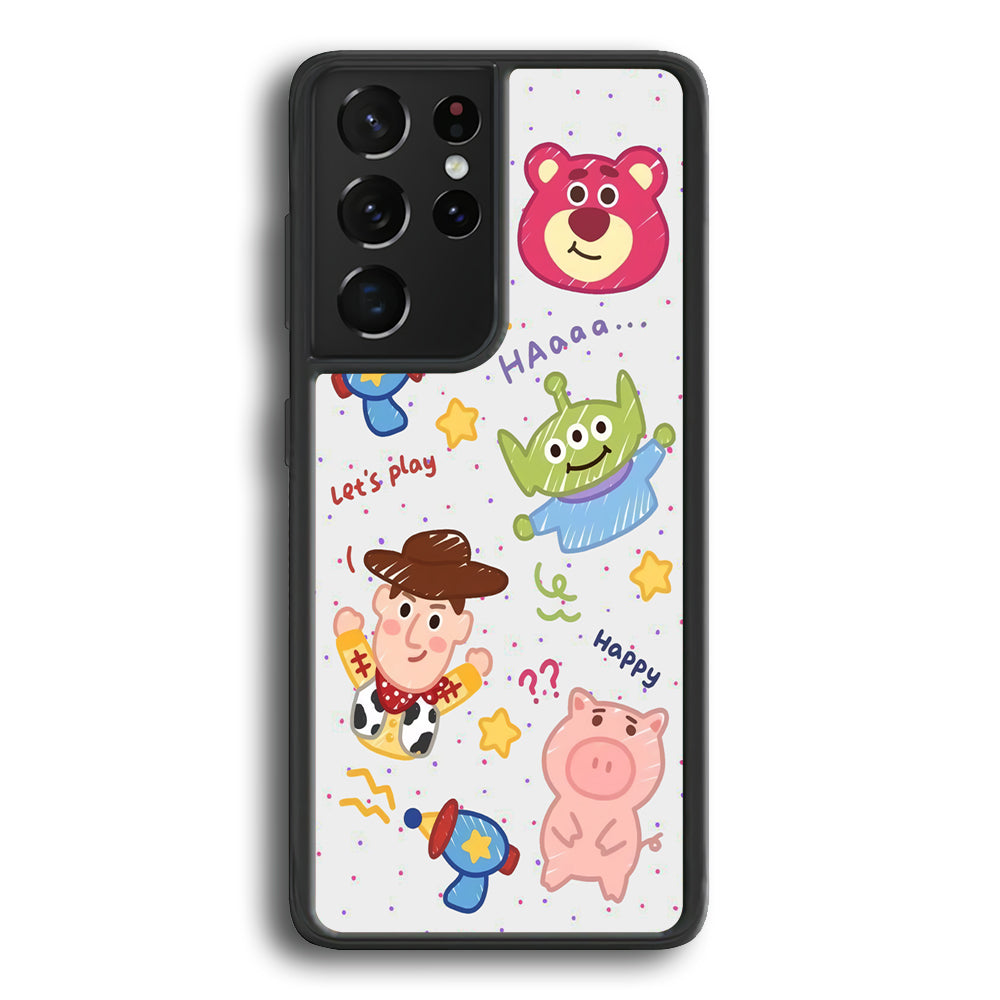 The Story of Toy Crayon Art Samsung Galaxy S21 Ultra Case - Carneyforia