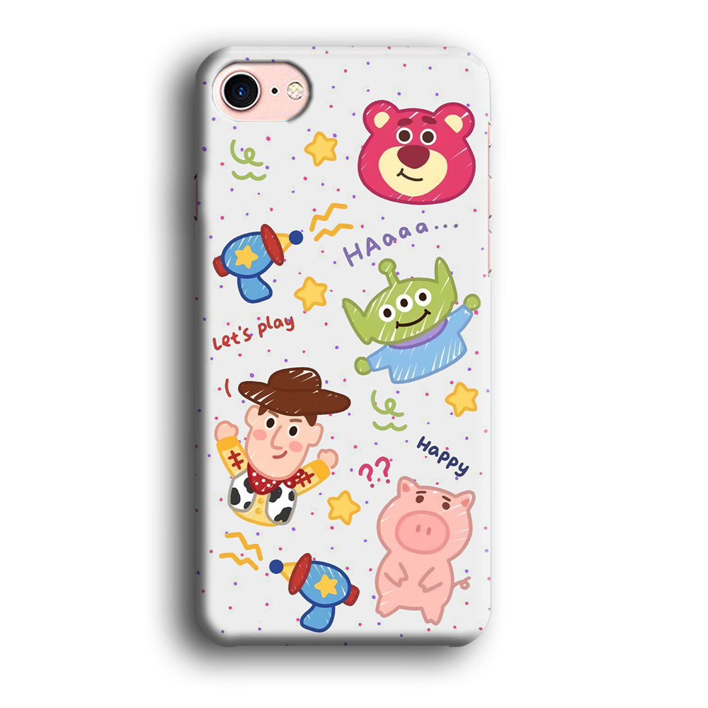 The Story of Toy Crayon Art iPhone 7 Case