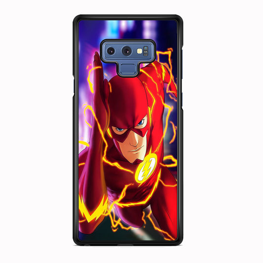 The Flash In Action Samsung Galaxy Note 9 Case