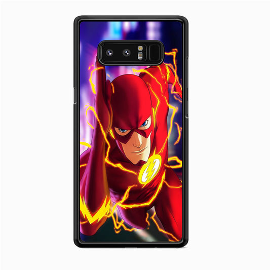 The Flash In Action Samsung Galaxy Note 8 Case
