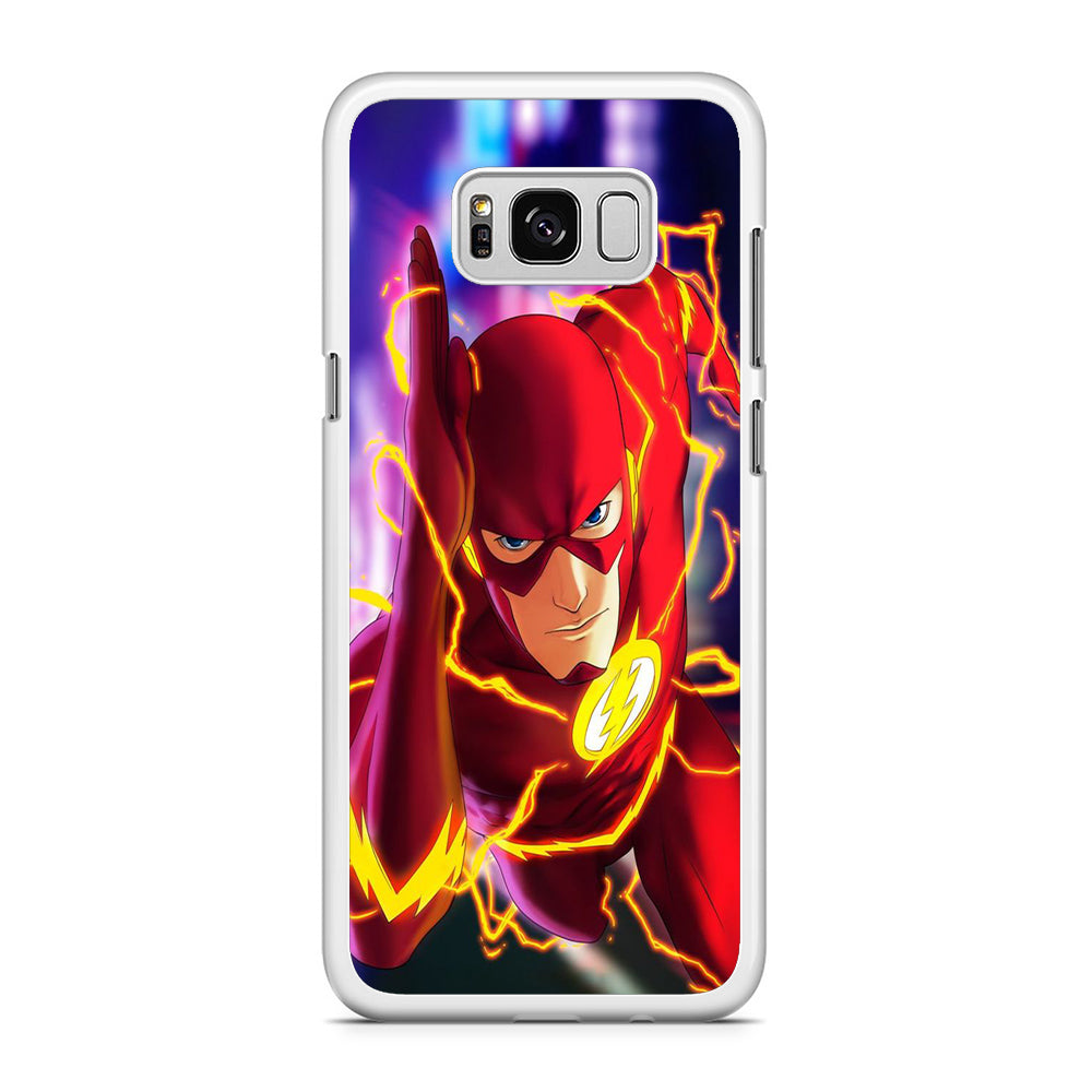 The Flash In Action Samsung Galaxy S8 Case