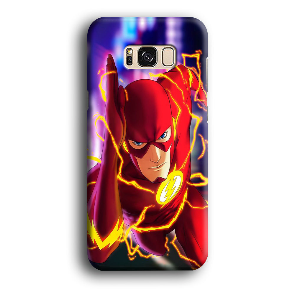 The Flash In Action Samsung Galaxy S8 Case