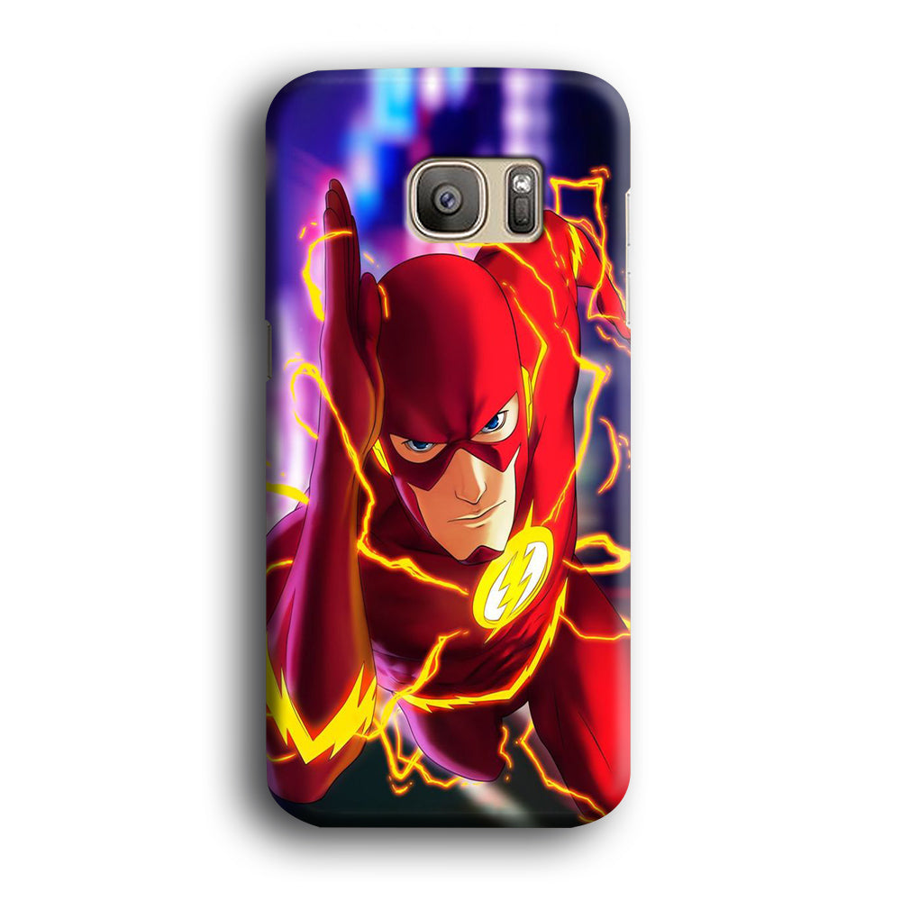 The Flash In Action Samsung Galaxy S7 Case 3D Case