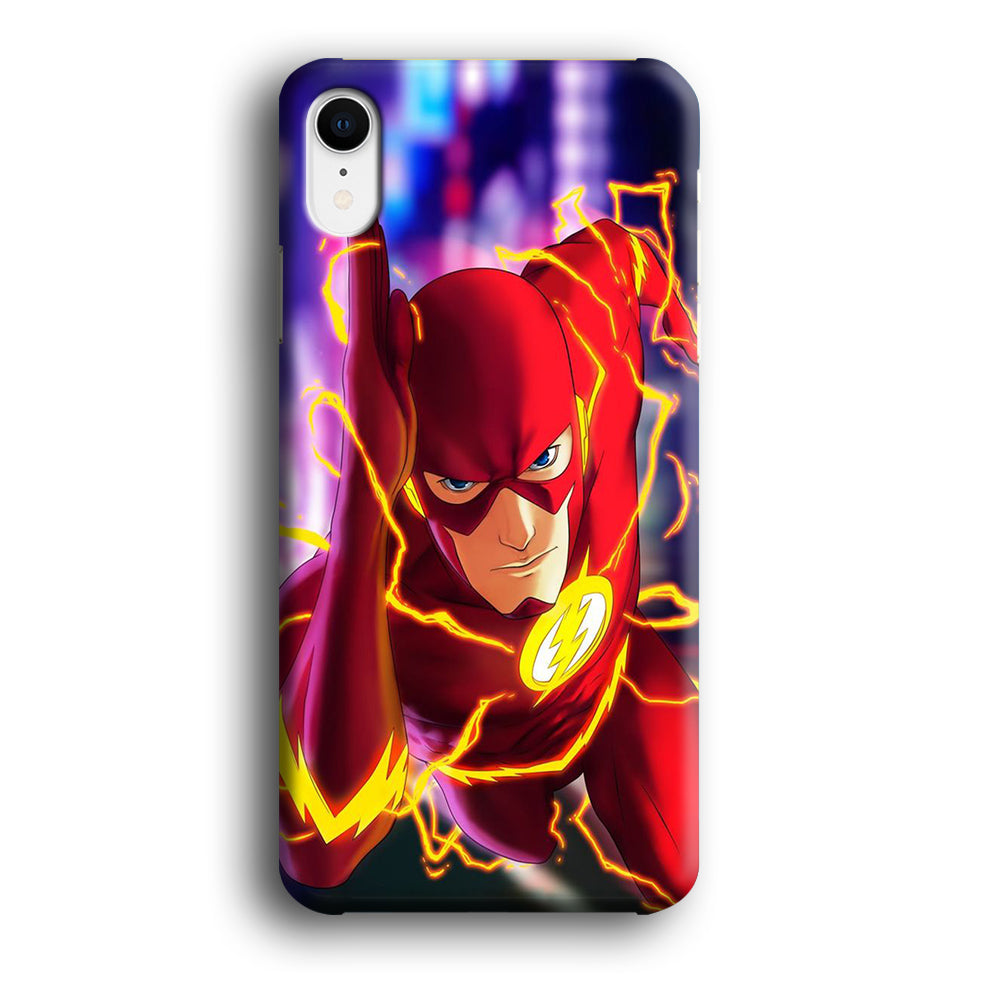 The Flash In Action iPhone XR Case