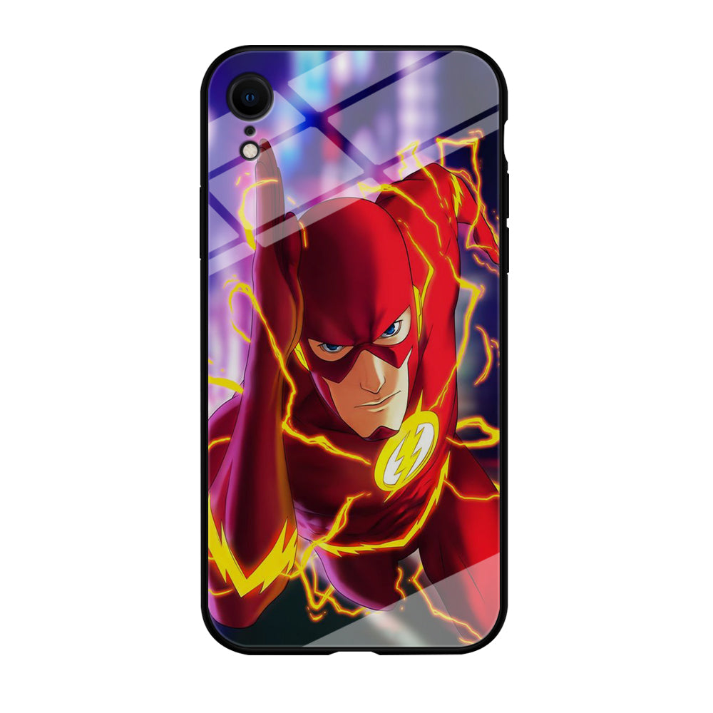 The Flash In Action iPhone XR Case