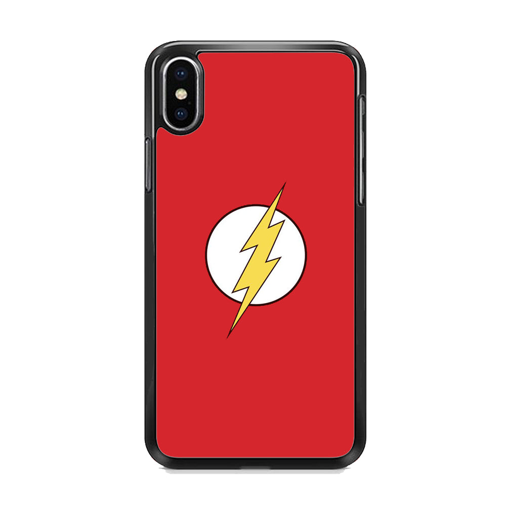 The Flash Red Logo iPhone X Case