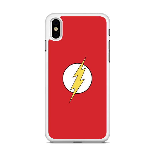 The Flash Red Logo iPhone X Case