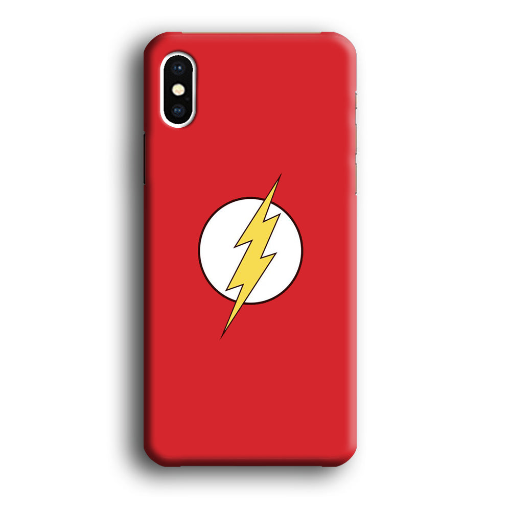 The Flash Red Logo iPhone X Case