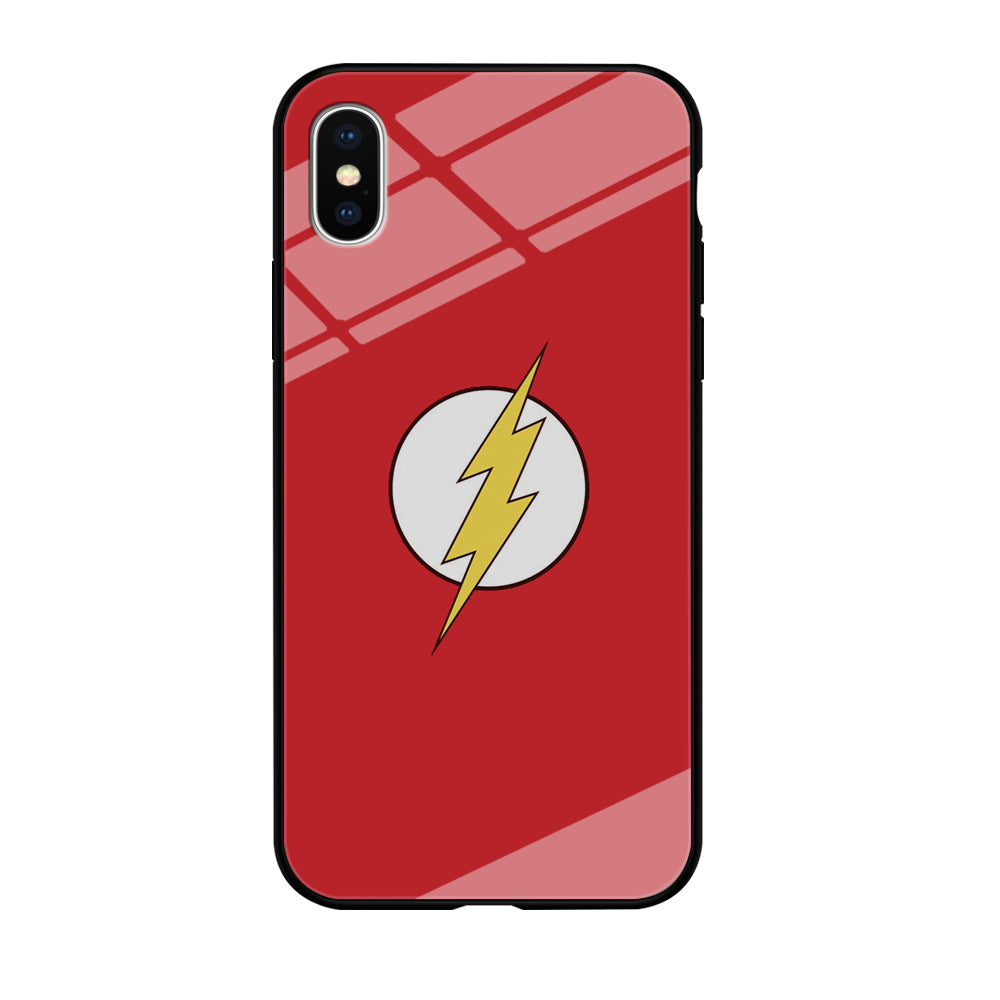 The Flash Red Logo iPhone X Case