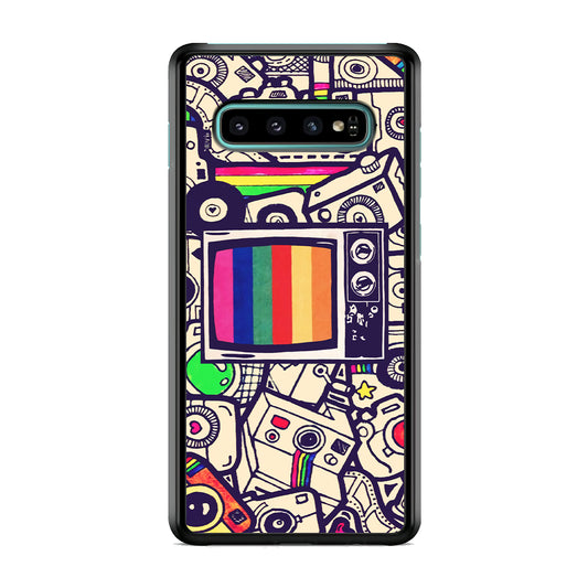 The Old Television Samsung Galaxy S10 Case