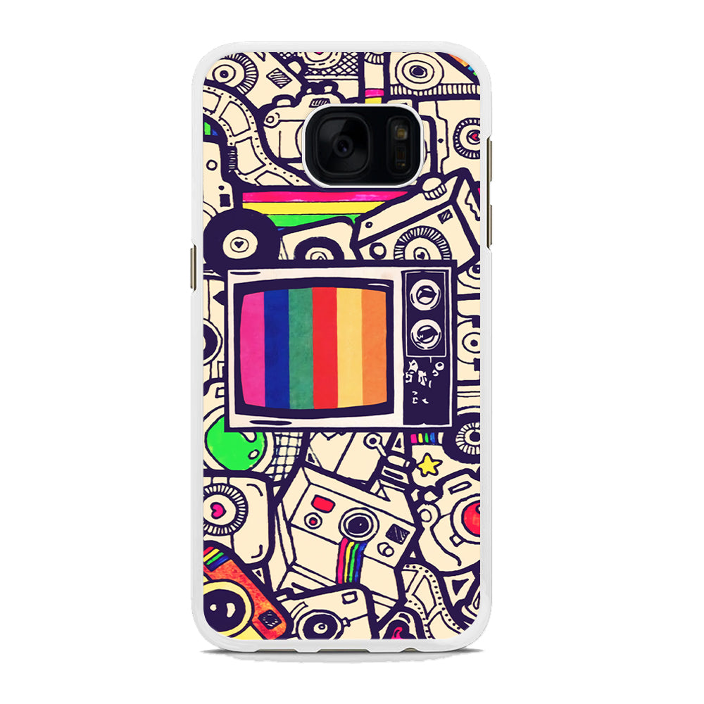 The Old Television Samsung Galaxy S7 Edge Case