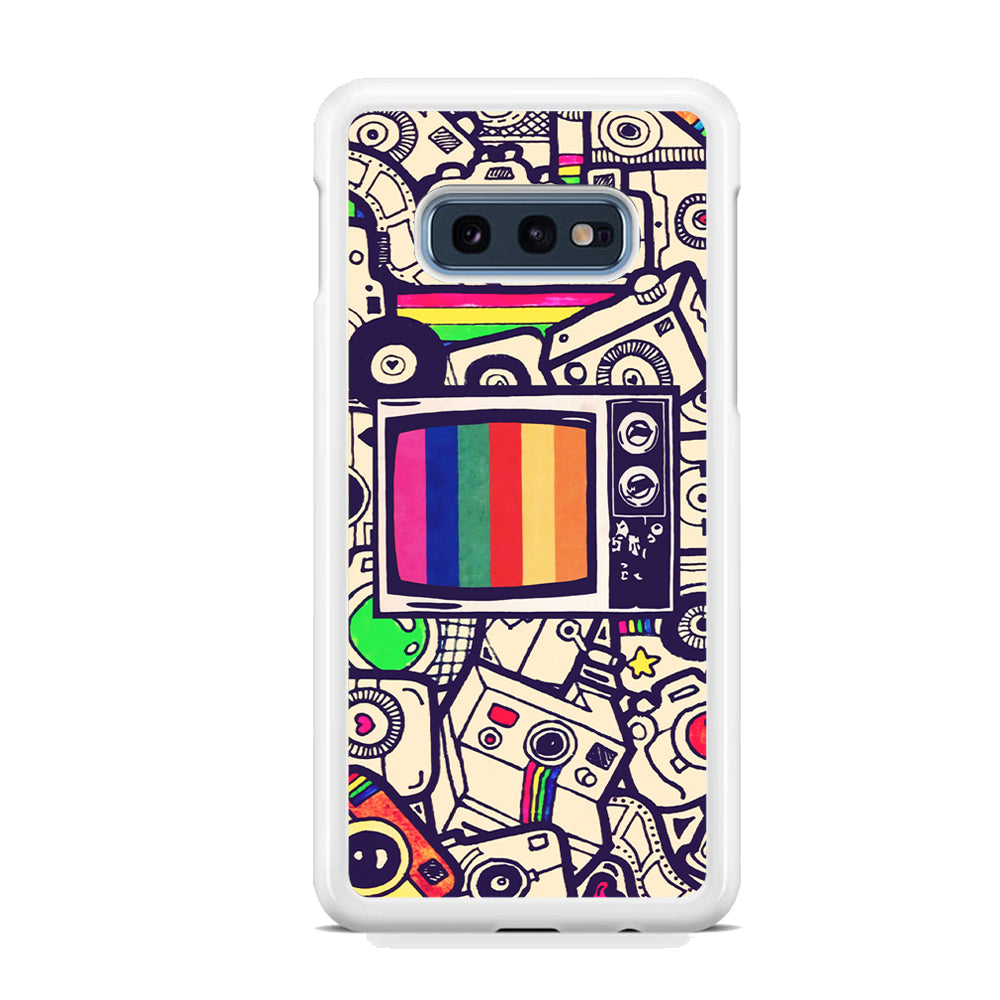 The Old Television Samsung Galaxy S10E Case
